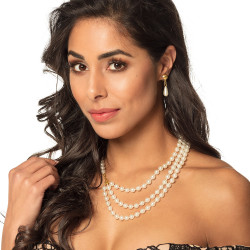 Šperky - retro perlový set